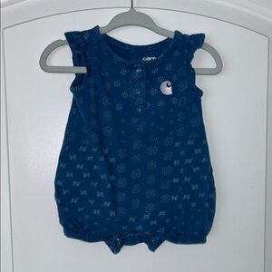 Carhartt bandana ruffle romper 3 months